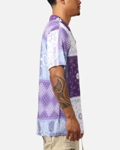Carré Bandana Ultra Button Up Shirt Purple -Culture Kings Shop 02032422 YP200 mens 0040