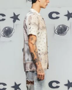 Carré Bandana Ultra Button Up Shirt Stone -Culture Kings Shop 02032422 YS400 mens 00000040 b1fadac5 fd4b 4a82 ba59 80746cdffb1f