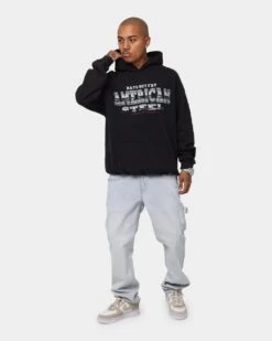 Rats Get Fat American Steel Vintage Hoodie Black Wash -Culture Kings Shop 02032523 YB295 mens 0020