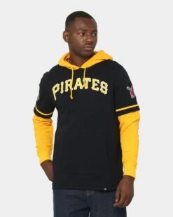 '47 BRAND 47 Brand Pittsburg Pirates Shortstop Hoodie Jet Black