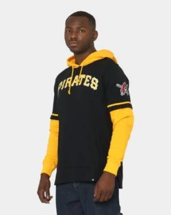 '47 BRAND 47 Brand Pittsburg Pirates Shortstop Hoodie Jet Black -Culture Kings Shop 02034079 YB339 mens 0060