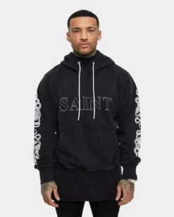 Saint Morta Death Adder Hoodie Black -Culture Kings Shop 02035020 YB001 mens 0030