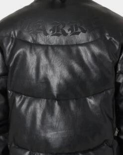 Carré Paris Leather Wave Puffer Jacket Black -Culture Kings Shop 02036858 YB001 mens 0050