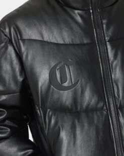 Carré Paris Leather Wave Puffer Jacket Black -Culture Kings Shop 02036858 YB001 mens 0090