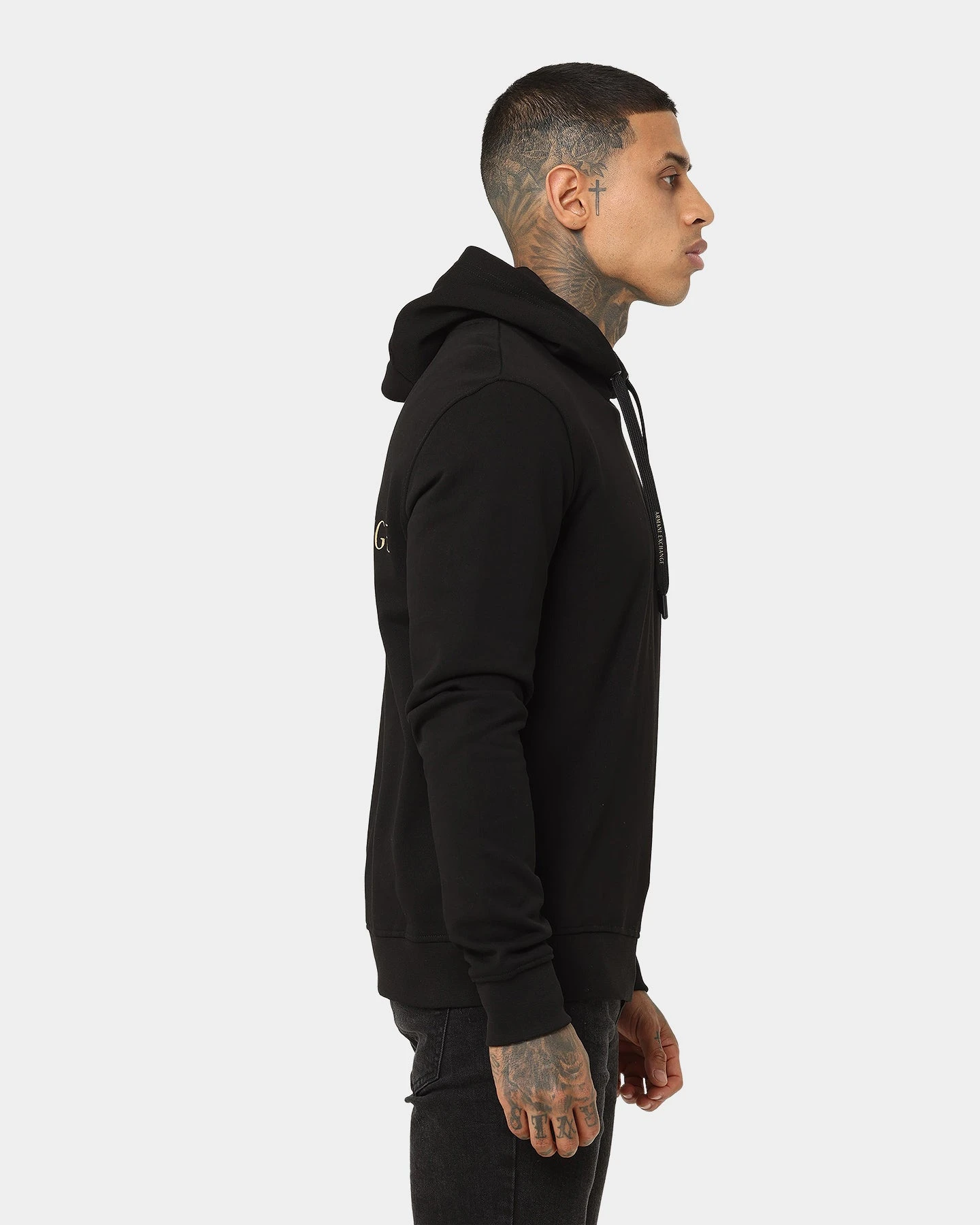 Armani Exchange Felpa Hoodie Black 8 Armani Exchange Felpa Hoodie Black - Image 6