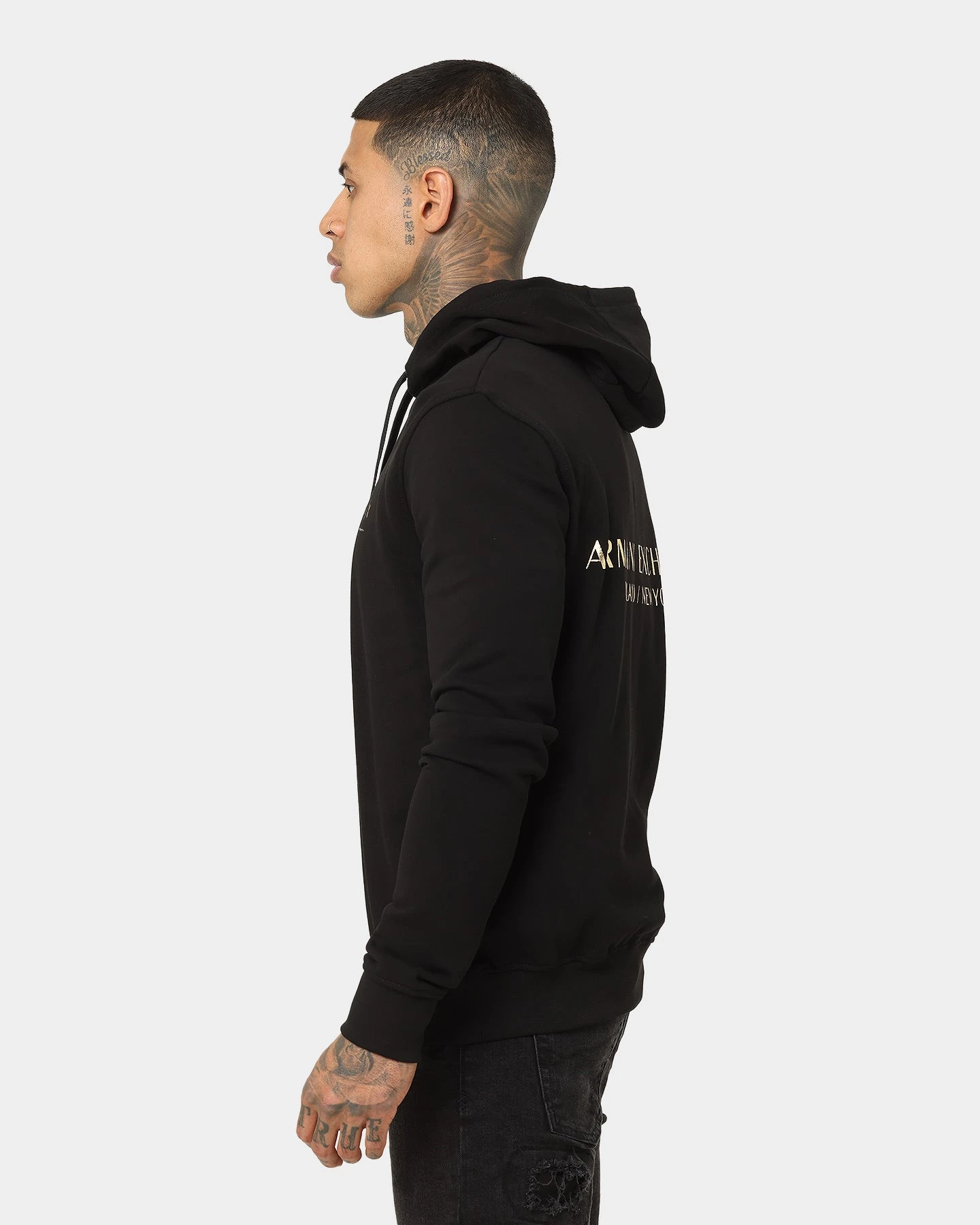 Armani Exchange Felpa Hoodie Black 9 Armani Exchange Felpa Hoodie Black - Image 7