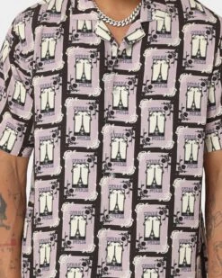 Carre Parisian Rugu Short Sleeve Button Up Shirt Multi-coloured -Culture Kings Shop 02037091 YM010 mens 0030