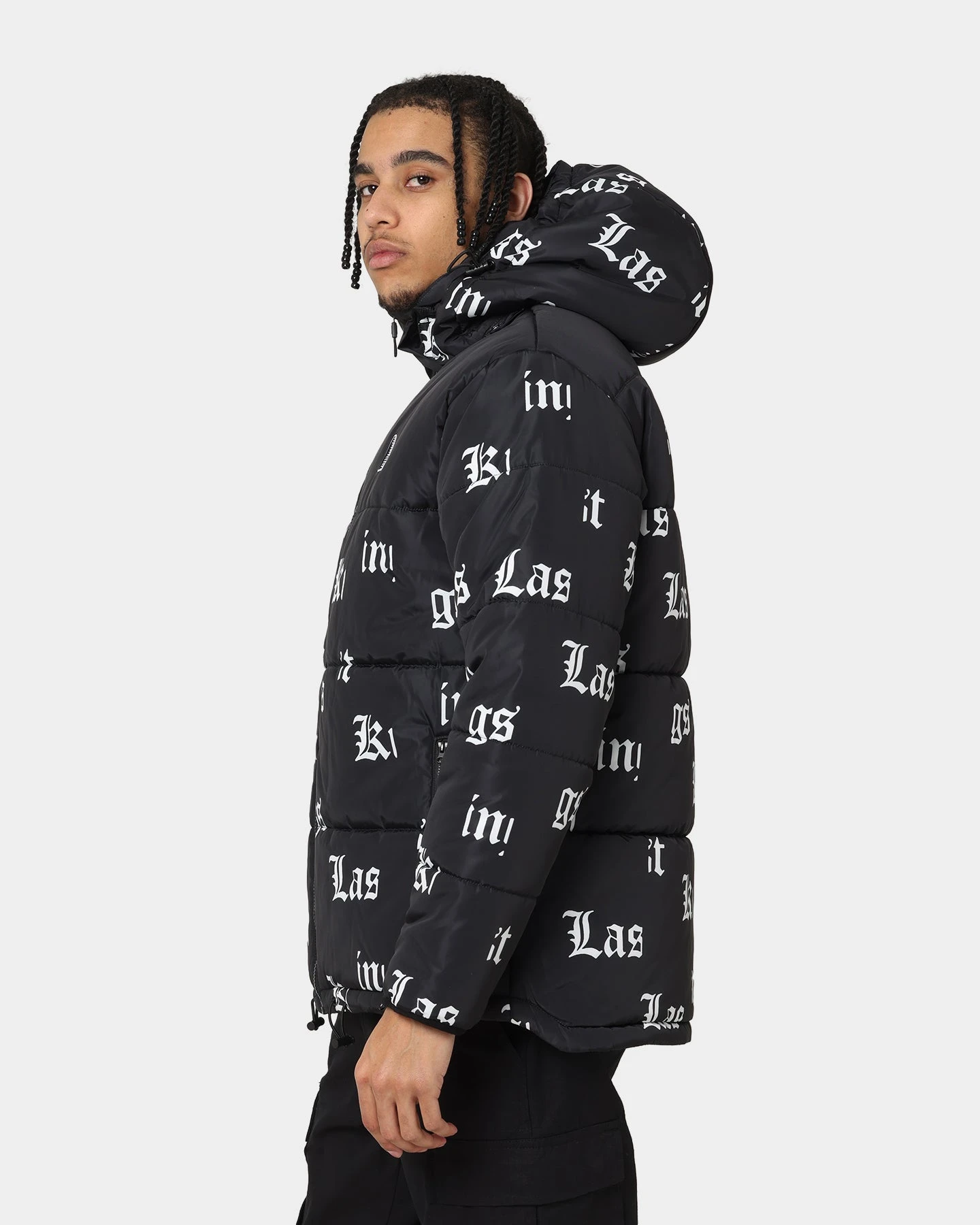 Last Kings Fragment Puffer Jacket Black 8 Last Kings Fragment Puffer Jacket Black - Image 6