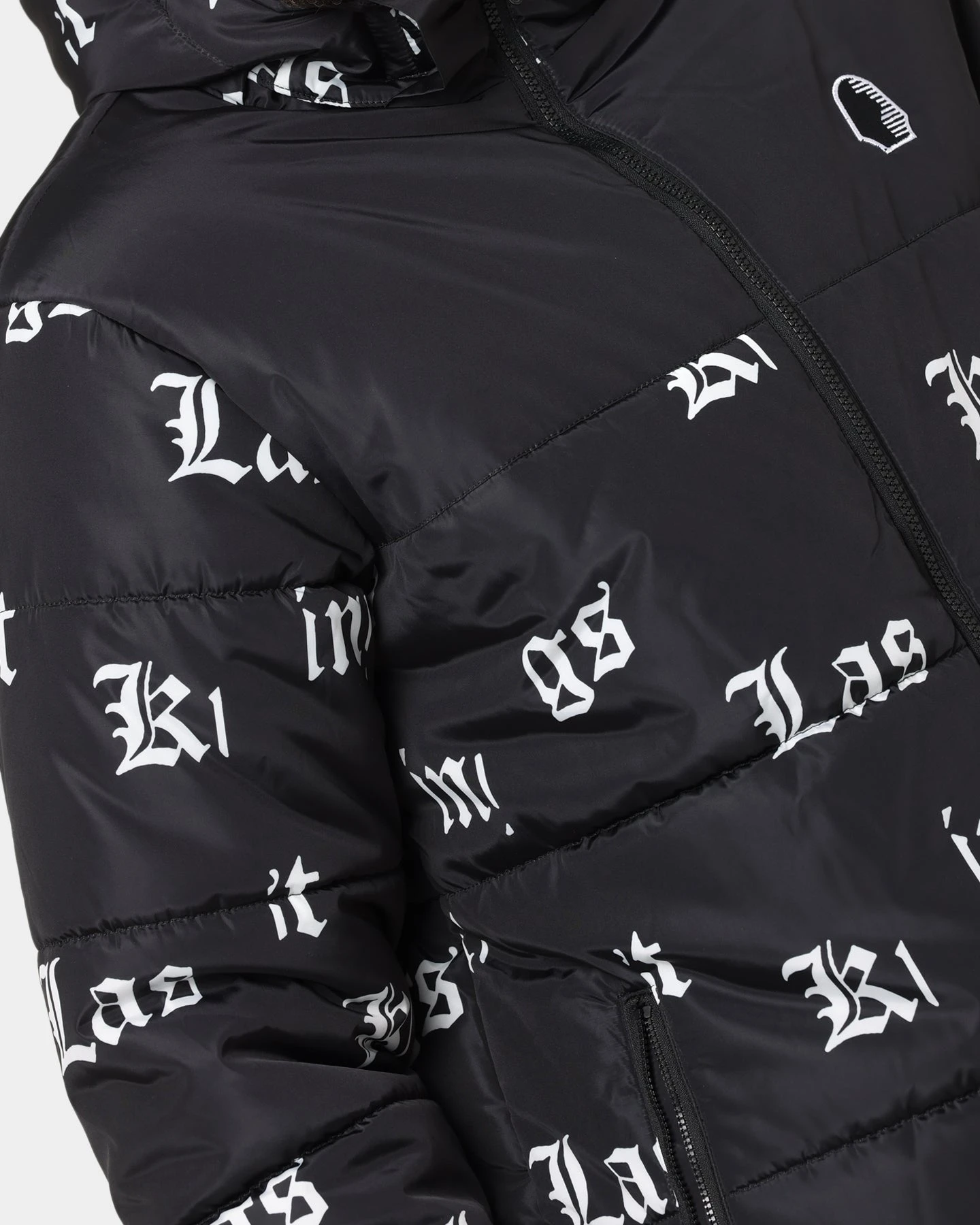 Last Kings Fragment Puffer Jacket Black 9 Last Kings Fragment Puffer Jacket Black - Image 7