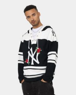 '47 BRAND 47 Brand New York Yankees Superior Lacer Hoodie Black