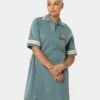 Adidas Women's Modern Collegiate Polo Dress Hazy Emerald 1 Adidas Women's Modern Collegiate Polo Dress Hazy Emerald -Culture Kings Shop 02039685 YH448 womens 0010