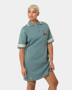Adidas Women's Modern Collegiate Polo Dress Hazy Emerald 15 Adidas Women's Modern Collegiate Polo Dress Hazy Emerald -Culture Kings Shop 02039685 YH448 womens 0050
