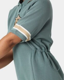 Adidas Women's Modern Collegiate Polo Dress Hazy Emerald 19 Adidas Women's Modern Collegiate Polo Dress Hazy Emerald -Culture Kings Shop 02039685 YH448 womens 0090