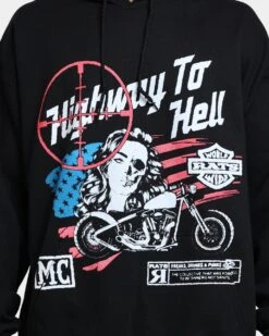 Rats Get Fat Highway To Hell Hoodie Black -Culture Kings Shop 02040483 YB001 mens 0030