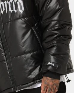 Fallen Breed Logo Puffer Jacket Black -Culture Kings Shop 02043238 YB001 mens 00110