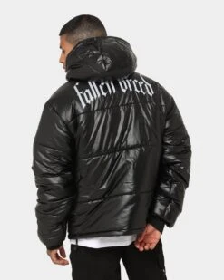 Fallen Breed Logo Puffer Jacket Black -Culture Kings Shop 02043238 YB001 mens 0030