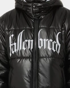 Fallen Breed Logo Puffer Jacket Black -Culture Kings Shop 02043238 YB001 mens 0050