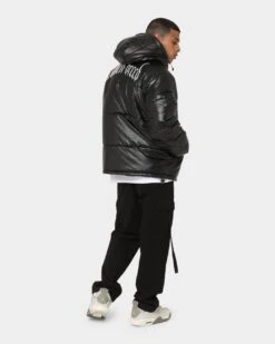 Fallen Breed Logo Puffer Jacket Black -Culture Kings Shop 02043238 YB001 mens 0090