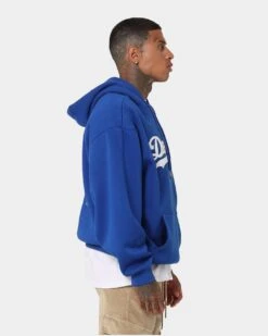 New Era Los Angeles Dodgers 'Tropical Punch Script Pack' Oversized Hoodie Bright Royal -Culture Kings Shop 02043792 YX188 mens 050