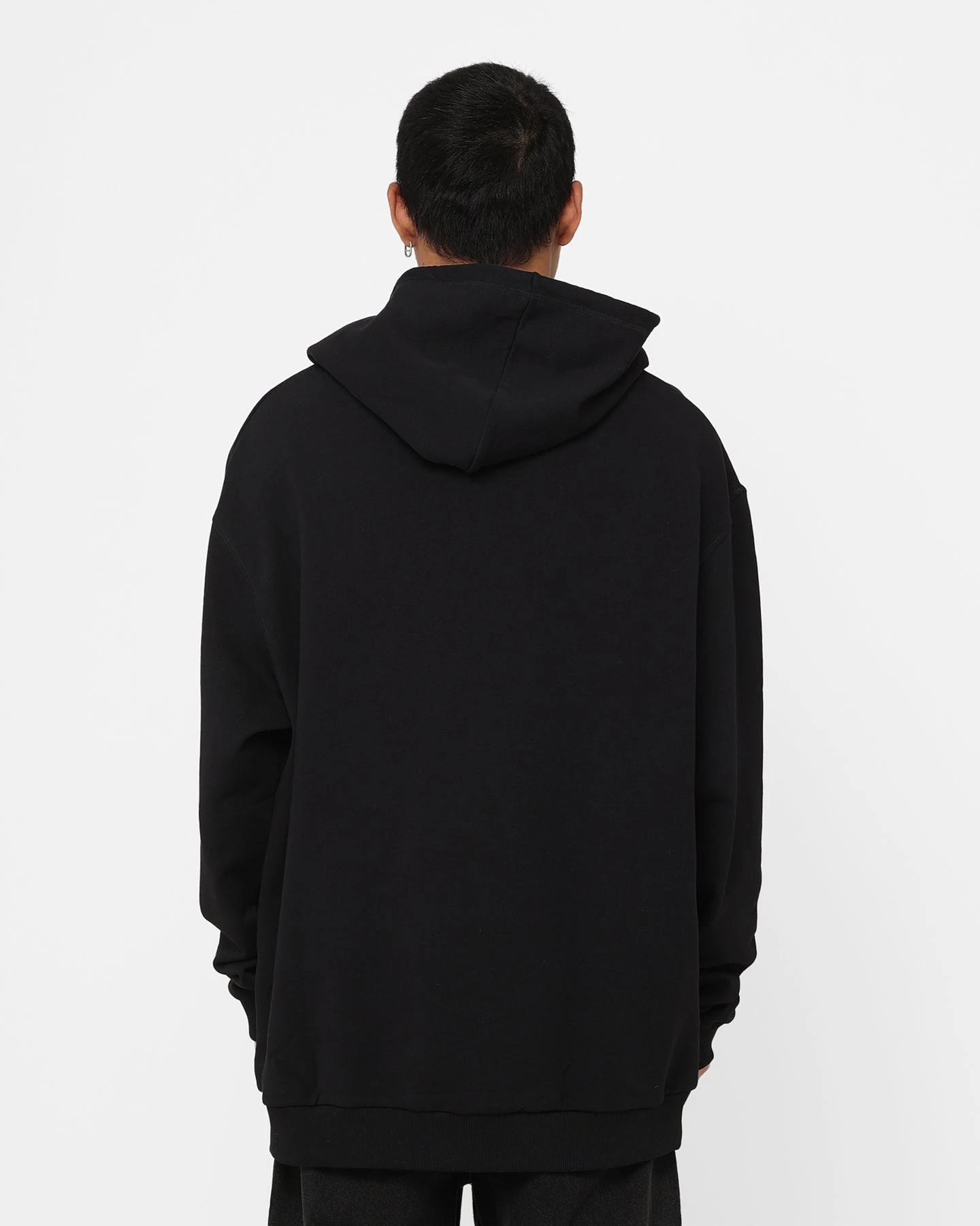Fred Perry X Raf Simons Patched Overhead Hoodie Black 6 Fred Perry X Raf Simons Patched Overhead Hoodie Black - Image 4