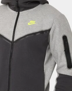 Nike Sportswear Tech Fleece Full Zip Hoodie Dark Grey Heather -Culture Kings Shop 02044343 YD804 mens 0070