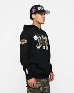 Pro Standard Los Angeles Lakers Roses Hoodie Black -Culture Kings Shop 02045033 YB001 mens 0050