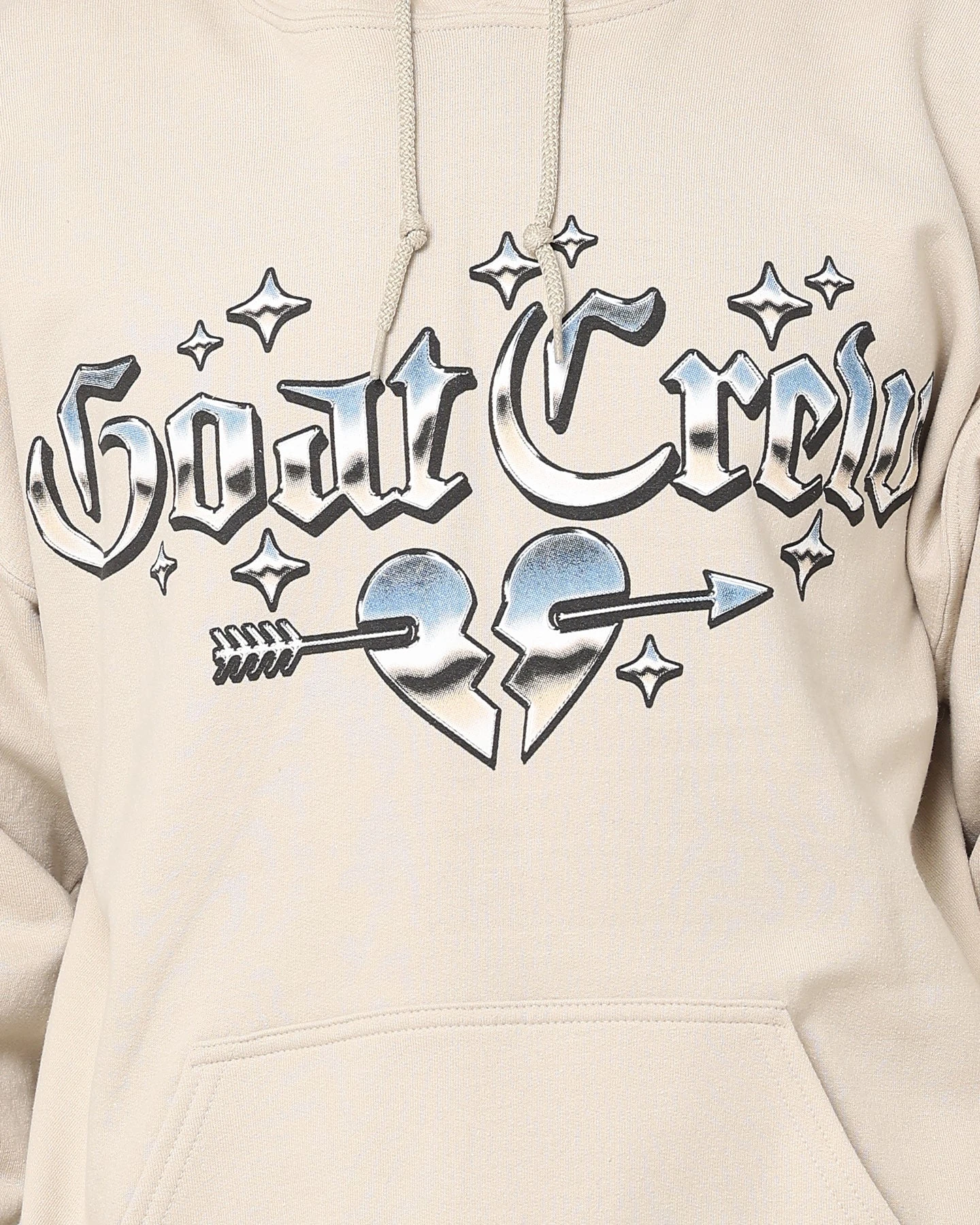 Goat Crew No Love Hoodie Stone/Wheat 6 Goat Crew No Love Hoodie Stone/Wheat - Image 4