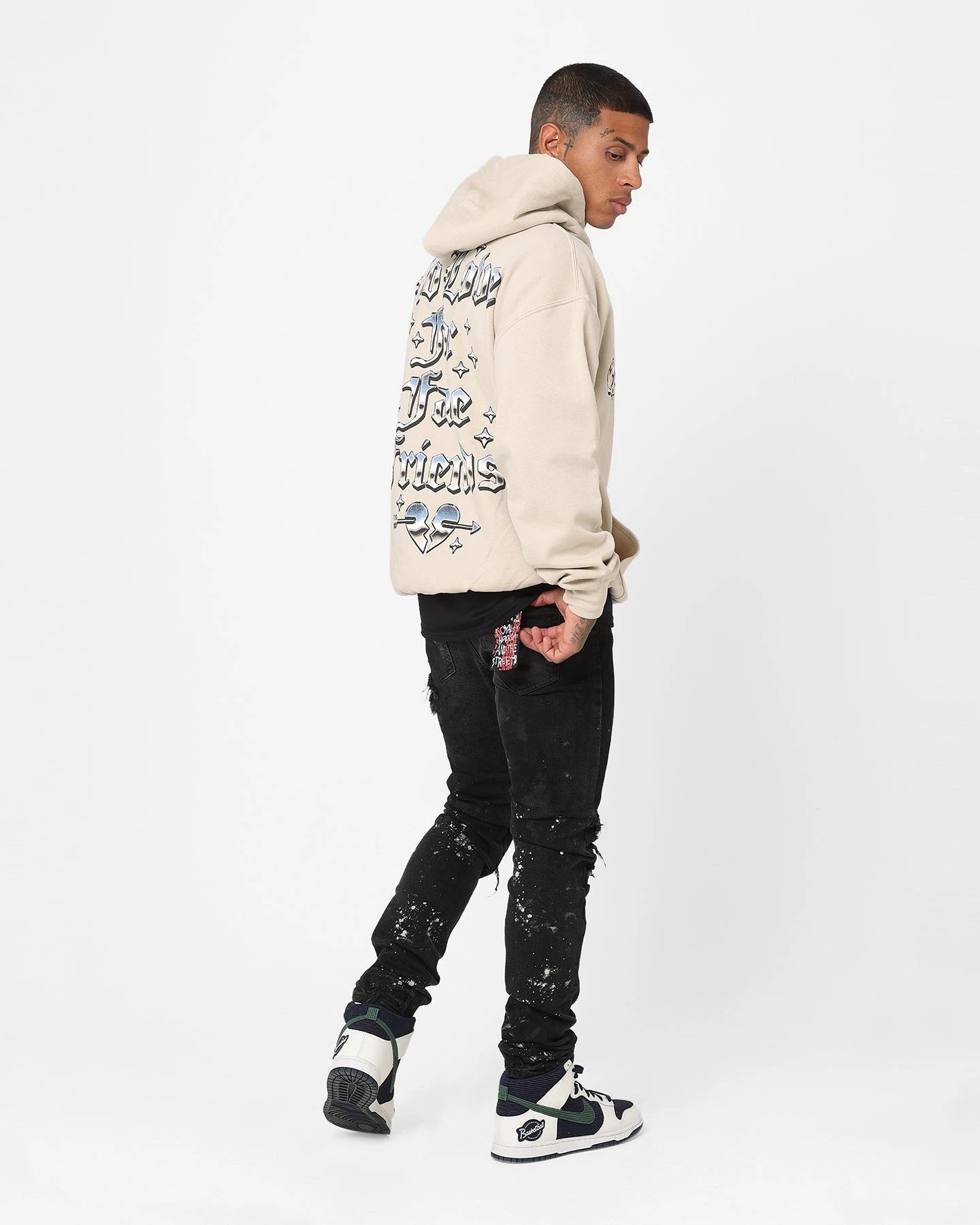 Goat Crew No Love Hoodie Stone/Wheat 10 Goat Crew No Love Hoodie Stone/Wheat - Image 8