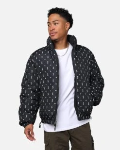 Ksubi Flight Puffer Jacket Black -Culture Kings Shop 02046023 YB001 mens 0080
