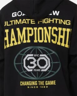 UFC By Goat Crew 30th Anniversary Hoodie Black -Culture Kings Shop 02046075 YB001 mens 0050