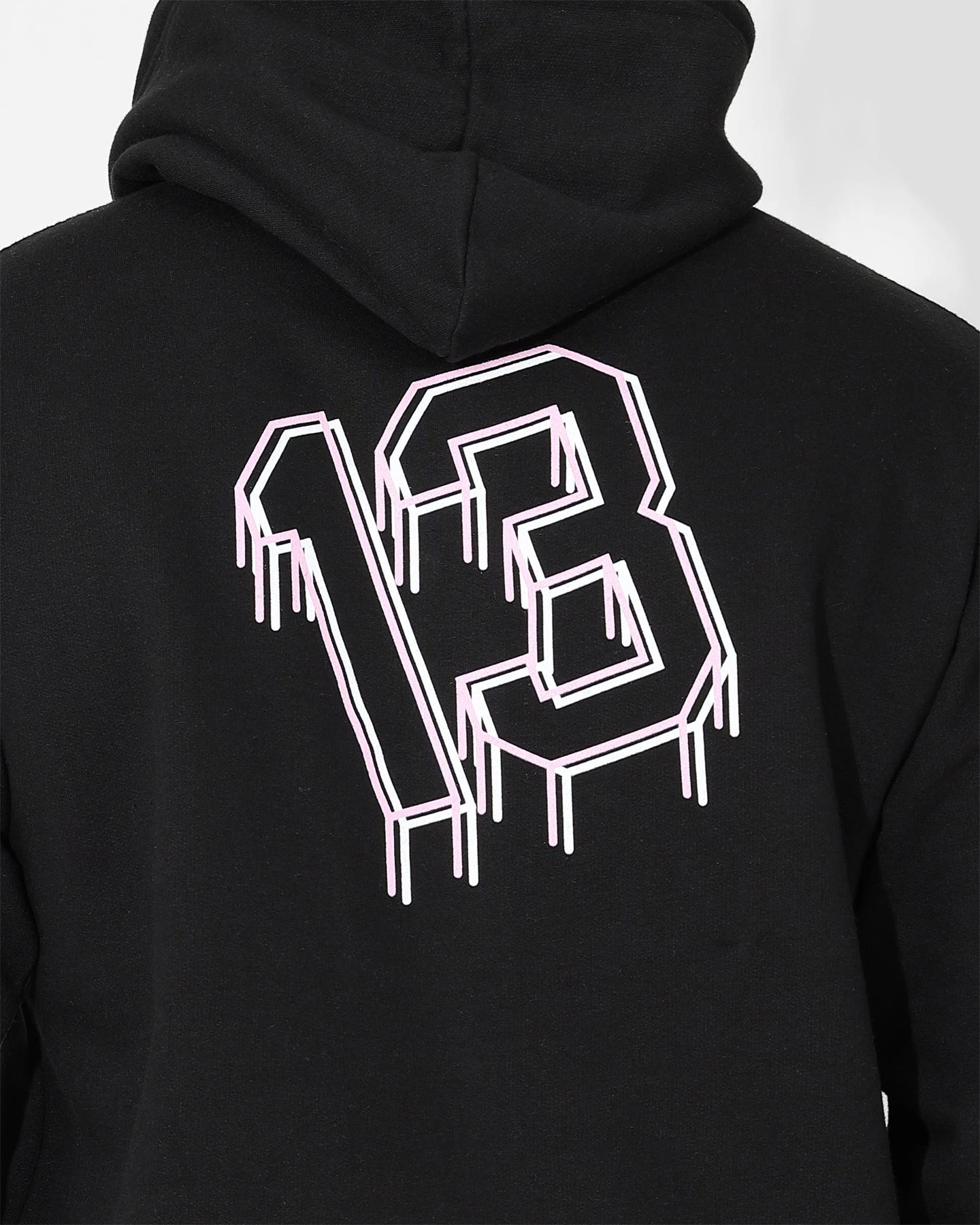 Saint Morta College Drip Hoodie Black 7 Saint Morta College Drip Hoodie Black - Image 5