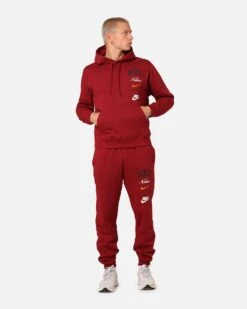Nike Club Fleece Pullover Hoodie Team Red/Sail -Culture Kings Shop 02046806 YT196 mens 00020
