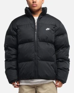 Nike Sportswear Club Puffer Jacket Black/White