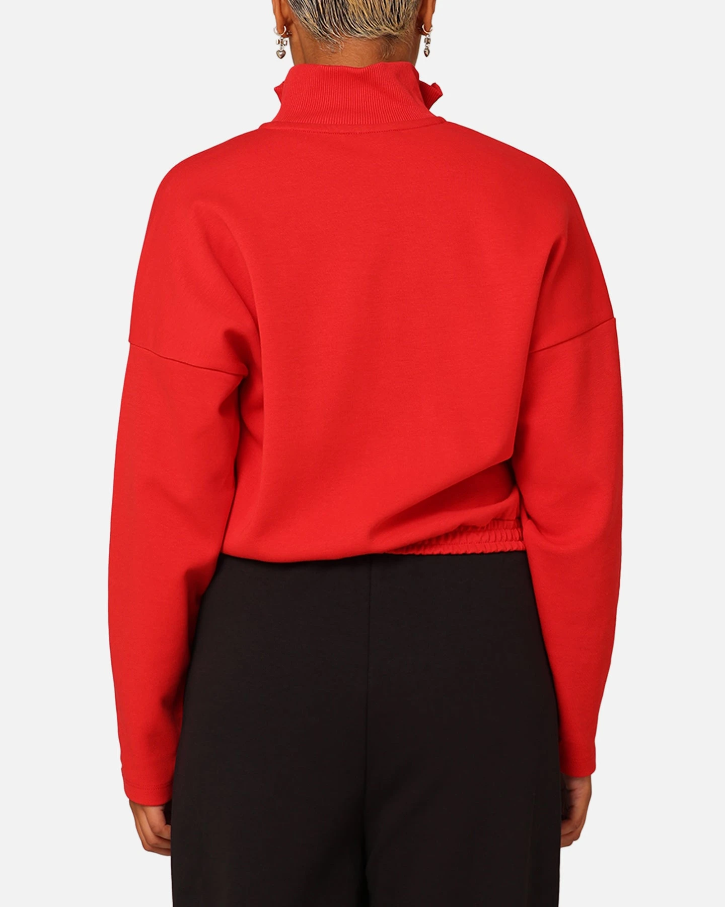 Puma X Scuderia Ferrari Women's Ferrari Style Crewneck Rosso Corsa 5 Puma X Scuderia Ferrari Women's Ferrari Style Crewneck Rosso Corsa - Image 3