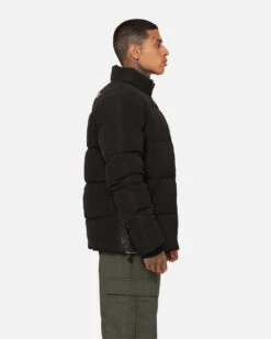 Champion Rochester Tape Puffer Jacket Black -Culture Kings Shop 02047177 YB001 mens 0060