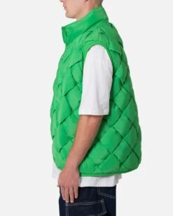 MNML Woven Puffer Vest Green -Culture Kings Shop 02047462 YG600 mens 0030