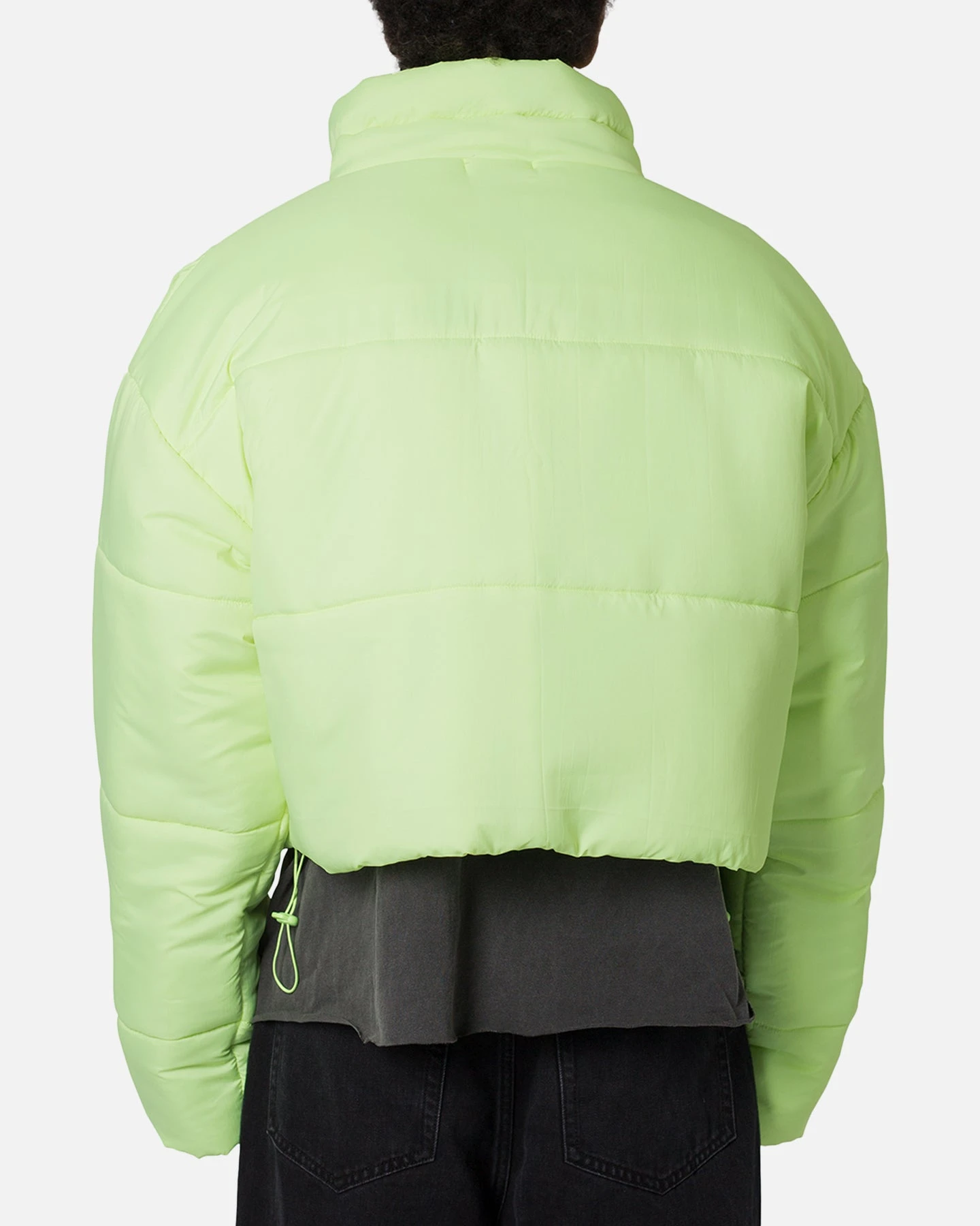 MNML Cropped Puffer II Jacket Green 6 MNML Cropped Puffer II Jacket Green - Image 4