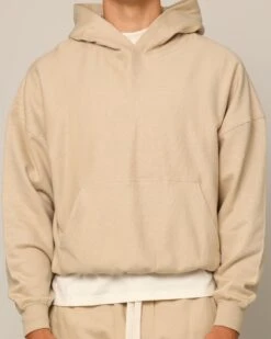 Carré Blanc Oversized Hoodie Stone -Culture Kings Shop 02047591 YS400 mens 0030