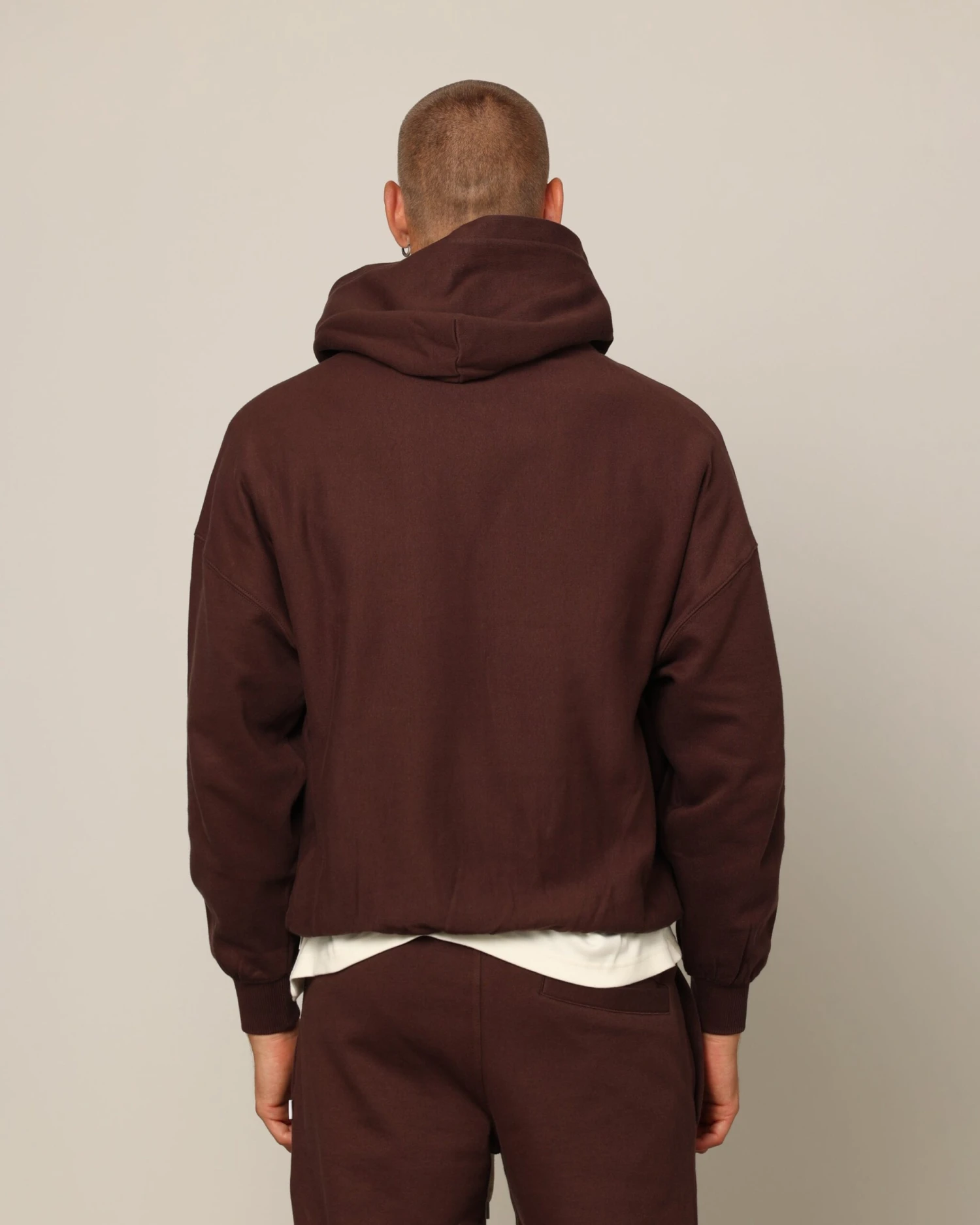 Carré Blanc Oversized Hoodie Brown 6 Carré Blanc Oversized Hoodie Brown - Image 4