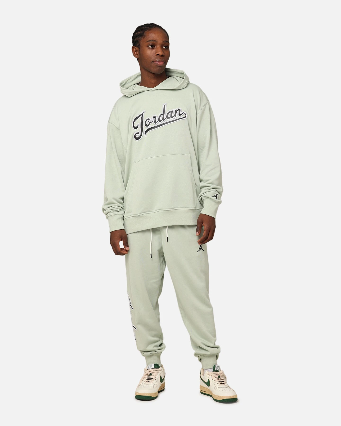 Jordan Flight MVP Fleece Pullover Hoodie Seafoam 4 Jordan Flight MVP Fleece Pullover Hoodie Seafoam - Image 2