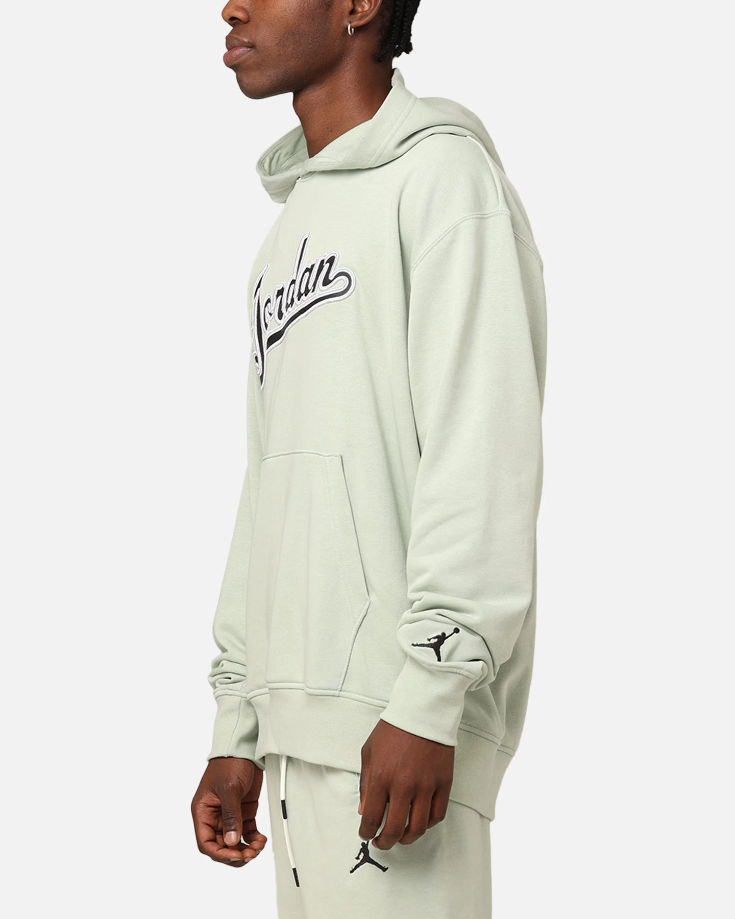 Jordan Flight MVP Fleece Pullover Hoodie Seafoam 7 Jordan Flight MVP Fleece Pullover Hoodie Seafoam - Image 5