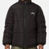 Stussy Stock 8 Ball Puffer Jacket Black
