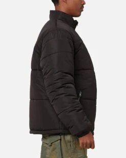 Stussy Stock 8 Ball Puffer Jacket Black -Culture Kings Shop 02049206 YB001 mens 0000040