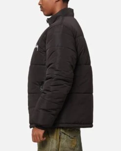 Stussy Stock 8 Ball Puffer Jacket Black -Culture Kings Shop 02049206 YB001 mens 0000050