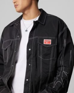 Loiter Galaxy Contrast Jacket Black -Culture Kings Shop 02049628 YB001 mens 0090