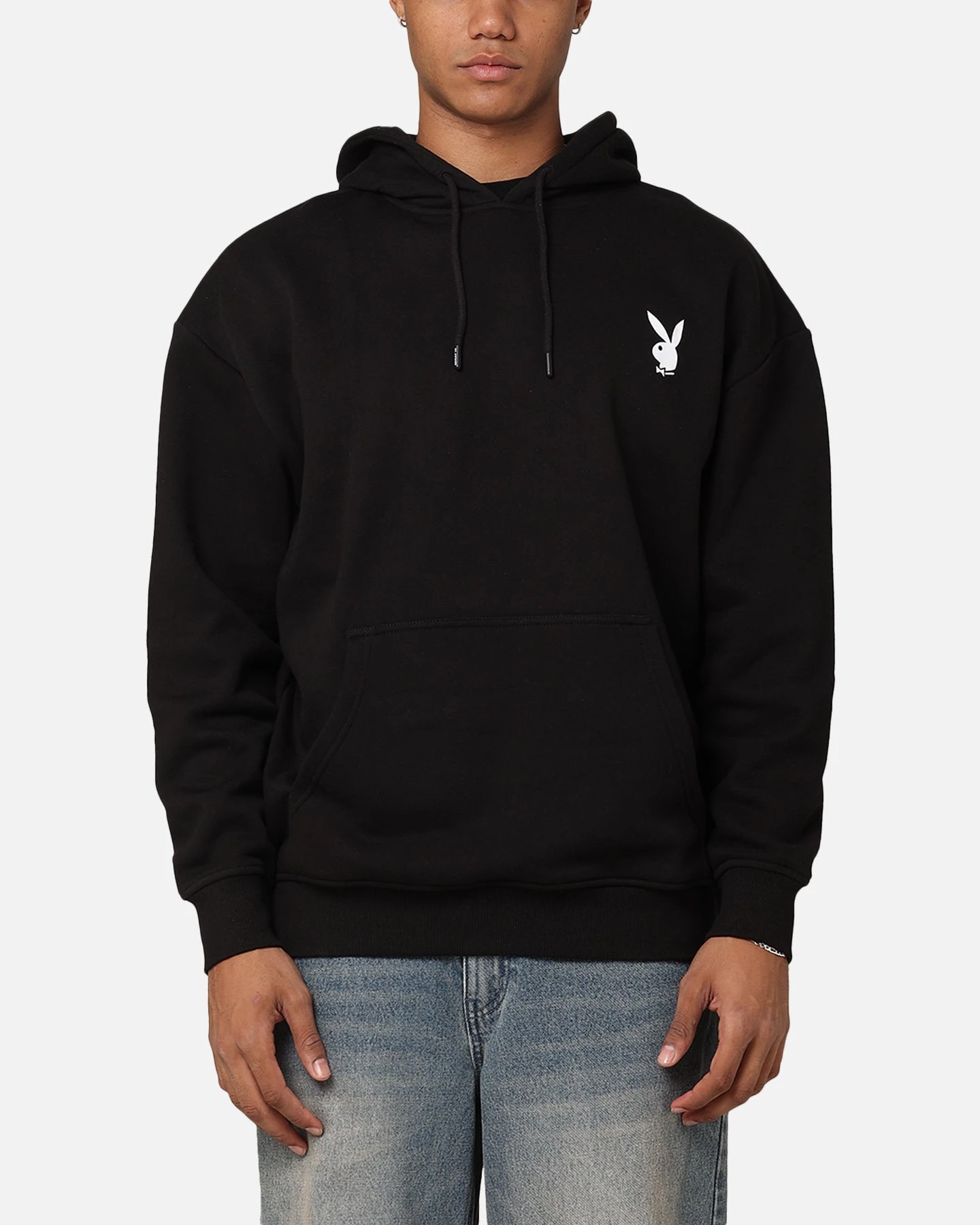 Playboy Logo Bunny O Hoodie Black 4 Playboy Logo Bunny O Hoodie Black - Image 2