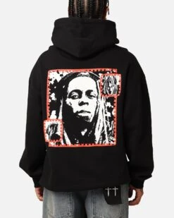 Lil Wayne Red Frame Hoodie Black -Culture Kings Shop 02049839 YB001 mens 0030
