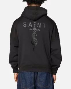 Saint Morta Daggers Premium Hoodie Contrast Black