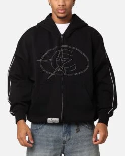 Carre C-Superstar Pipe Zip Hoodie Black