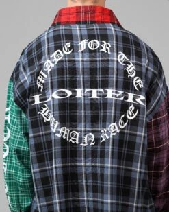 Loiter Kimono Flannel Multi -Culture Kings Shop 02050523 YM041 mens 0080